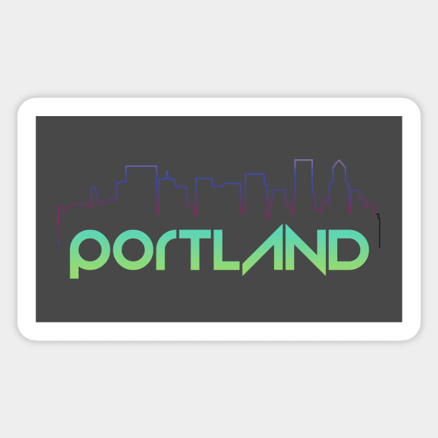 Portland is Electric Sticker by jkim31